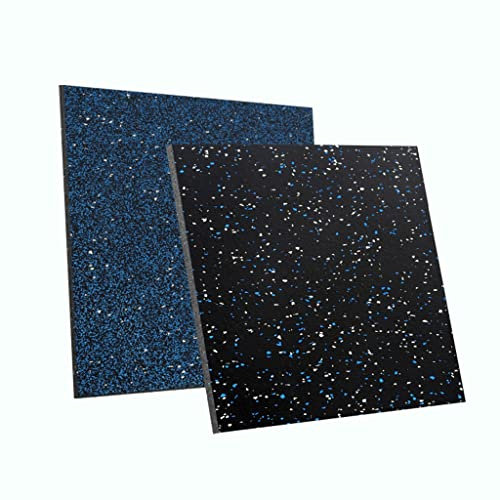 SilteD Trainingsgerätematten, 4-teilig, Gummi-Puzzle, Trainingsmatte, geräuschdämpfender Trainingsboden für Heim-Fitnessgeräte-Workouts (Farbe: Orange, Größe: 50 x 50 x 3 cm)