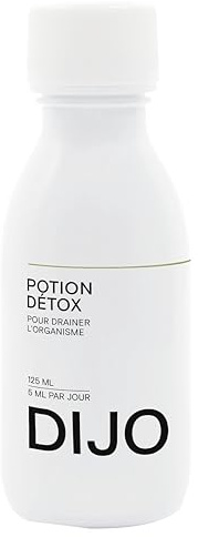 DIJO - Potion Détox - Élimination des Déchets et Teint Éclatant - Avec Piloselle, Pensée Sauvage et Pissenlit - Complément Détox Foie - Cure de 25 Jours - Fabriqué en France