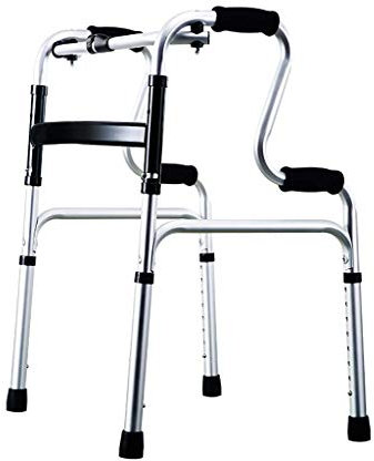 sjdoPulse Gehgestell Mobility Walker Klappbarer Gehwagen, Multifunktions-Gehhilfe, Für Behinderte Und Ältere Menschen Leichtgewichtiger Gehrahmen Aus Aluminium Leichtgewichtiger Gehwagen Mit