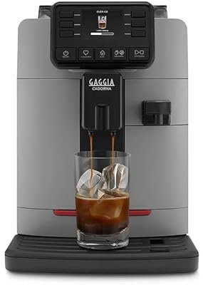 Gaggia Cadorna Prestige Over Ice Automatic Bean to Cup Coffee Machine Espresso and Cappuccino Coffee Maker - Moonlight Grey