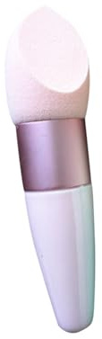 LALADEFIEE Handle Mushroom Head Makeup Sponge Applicator Face Sponges for Foundation Large Makeup Puff Soft Silicon Material Random Color