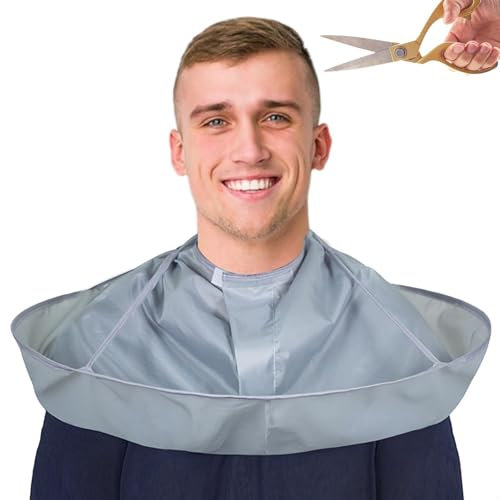 Friseurumhang – Friseurumhang | Haarschneideumhang | 60 cm Regenschirm-Design Salon Friseurumhang für Haarstylisten, Unisex-Haarschneide-Zubehör mit verstellbarer Halsgröße zum