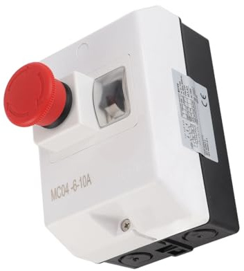 Disjoncteur de protection moteur - Interrupteur étanche IP55 avec arrêt d'urgence | 6-10 A, 230/240 V, 400/415 V, 500 V, 690 V | Protection moteur fiable