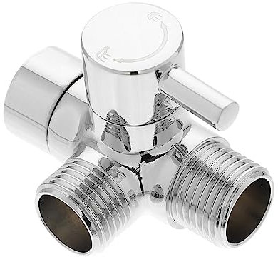 ANDRESLAD Valvola Deviatrice Per Braccio Doccia 1 Pz Valvola Angolare Per Rubinetto Da Bagno Design Elegante Adattatore Per Lavello in Rame Pieno E Resistente