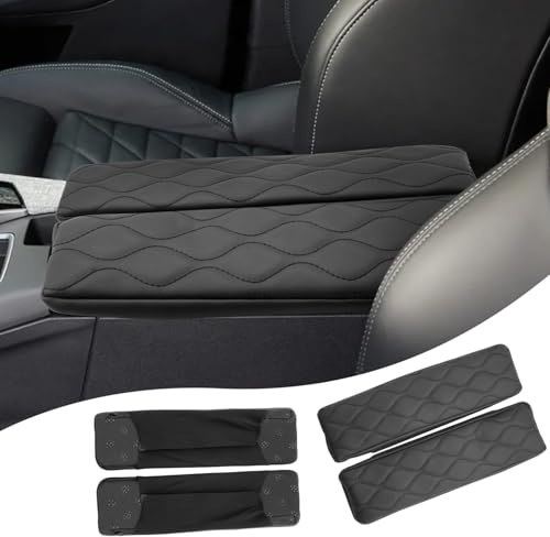 Ruiya Compatibile con 2025 2026 Peugeot 3008 GT Allure E-3008 | 5008 E-5008 Copri Bracciolo, Copertura per Bracciolo Centrale Copri Braccio Copertura Protezion Bracciolo Protezione e3008 Accessori