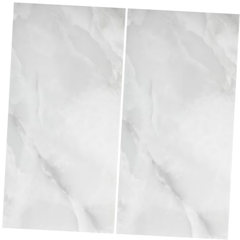 OSALADI 40 pièces Lot de Dalles Adhésives Murales Imitation Carrelage pour Cuisine et Salle de Bain Stickers Déco Autocollants Effet Grise Faciles à Coller Décoller Aspect Réaliste et