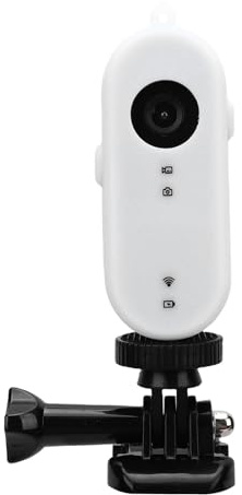 Denash 1080p Daumen Actionkamera Cycling Camcorder, Weitwinkelobjektiv mit Speicherkartenbatterie, WLAN -Verbindung Zum Bearbeiten und Teilen