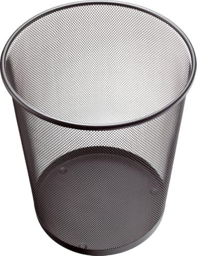 Helit Papierkorb Mesh Metall 15l schwarz