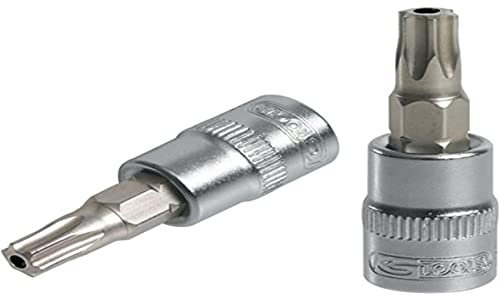 KS Tools 922.3948 Douille tournevis TORX® percé 3/8'', L.50 mm - T50 | Douille tournevis ULTIMATE TORX® percé 3/8'', L.50 mm - TB50, Chrome Vanadium, résistant