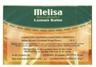 Infusiones Melisa 20 unidades de Soria Natural
