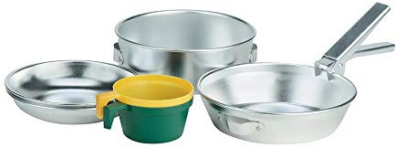 Ferrino Duo Popote, Set Stoviglie da Campeggio Grigio