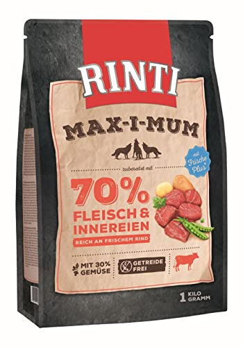 Rinti MAX-I-Mum Rind + Gemüse 1 x 1 kg getreidefrei für ausgewachsene Hunde