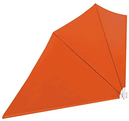 vidaXL Balkonfächer Terrakotta 160x240cm Seitenmarkise Sichtschutz Terrasse