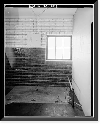 Historic Framed Print, Waterloo Water Works, Well House 4, Fairview & Lafayette Avenue, Waterloo, Black Hawk County, IA - 9, 17-7/8 x 21-7/8