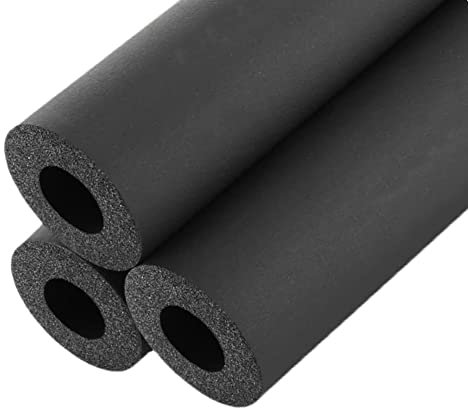 Rohrisolierungsschaum, Rohrisolierungsschaum 15 mm Dickes Rohrisolierungs-Schaumstoffrohr, 180 cm, Klimaanlage, Wärmedämmungsrohr, 6–50 mm ID, Schaumstoffschlauch, Schwarze Rohrisolierungsfolie (Colo