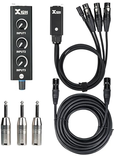 XVIVE bärbar 3-kanals personlig MIXER