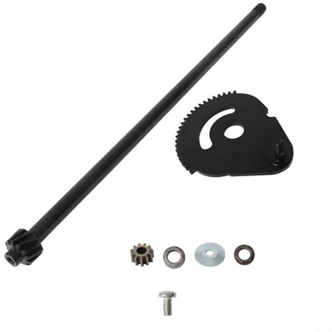 Conjunto de eje de dirección de cortacésped - Compatible con cortacéspedes Troy Bilt