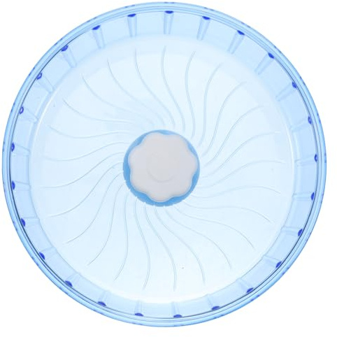 GANAZONO Roue d'exercice Silencieuse en Plastique pour Petits Animaux Bords Lisses Adaptée pour Cage de Chinchillas et Petites Souris