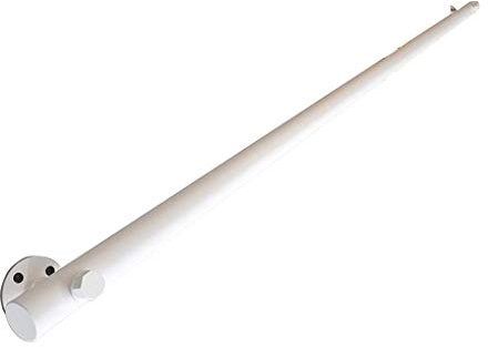 Kit corrimano per Scale, ringhiera in Legno per Interni ed Esterni, Antiscivolo, Supporto di Sicurezza per Anziani, ringhiera di Accesso al corridoio del Loft di Una Villa, bianco/100 cm/40