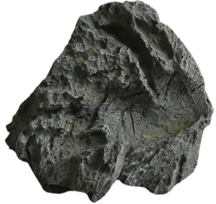 FewNvWa Rocher Artificiel Rocaille de Jardin Pierre Factice Ornement de Cour Décoration de avec Surface Inégale Réaliste Adapté pour Parterres de Fle, 28x25x34cm