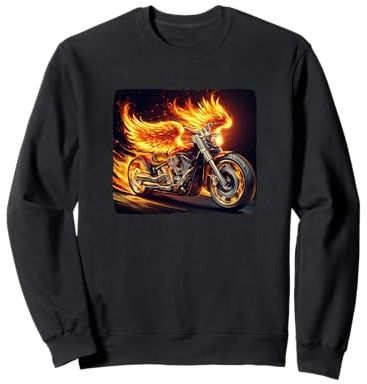 Look da Moto Che brucia e dondola Felpa