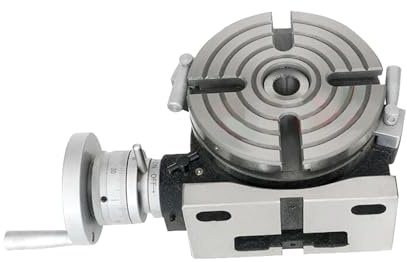 Fresadora vertical y horizontal de doble propósito 150 mm diámetro HV6, mesa giratoria alta precisión para principiantes uso de bricolaje
