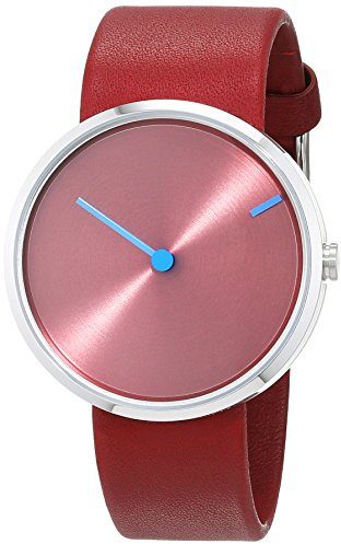Jacob Jensen Herren-Armbanduhr Analog Quarz Leder 32255