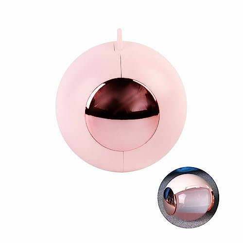 Washable New Type Gel Lint Roller Reusable Sticky Roller Ball, Dog Cat Pet Hair Remover, Portable Dust Remover for Clothes, Adhesive Cleaner（Pink）