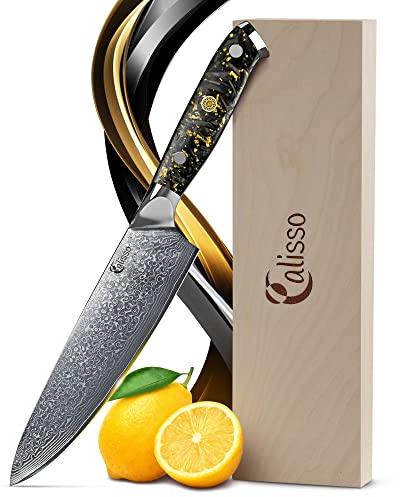Calisso Chefmesser 67 Lagen Damaststahl - Damastmesser, Küchenmesser, Kochmesser