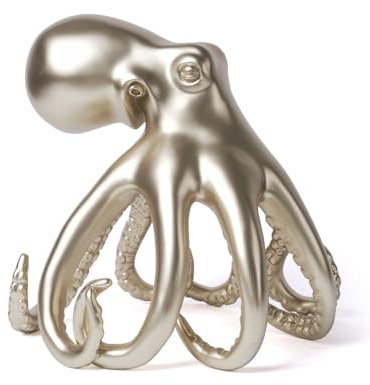 NENBOLEC Pulpo Figura Estatua Moderna Decoración Marino Escultura 22cm
