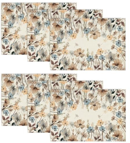 Artoid Mode Set di 6 tovagliette all'americana, 30 x 45 cm, decorazione per feste