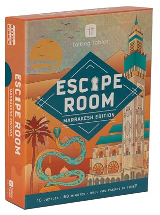 Talking Tables Marrakesh Edition Escape Room Game Video Intro, Heat Reacting Technology, Puzzles, Secret Santa, Spieleabend, Geburtstag, Dinner Party, ab 14 Jahren