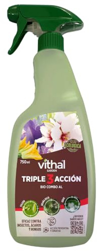 VITHAL Triple Acción LU 750ml - Insecticida, Acaricida Y Fungicida, Solución Listo Para Usar