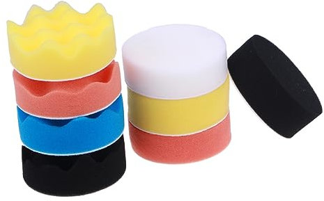 SOLUSTRE 25stücke Polierpads Für Auto Mit Wollpuffern Und Bohradapter Zum Schleifen Polieren Und Wachsen Wiederverwendbar Und Waschbar