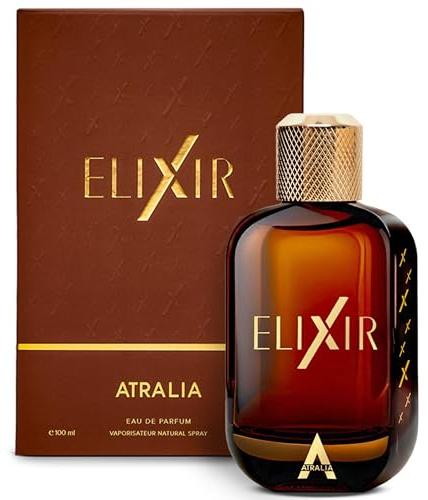 Atralia Elixir Eau De Parfum for Men 100Ml 3.4Oz - Luxurious and Long Lasting Fragrances with Notes of Fougere and amber