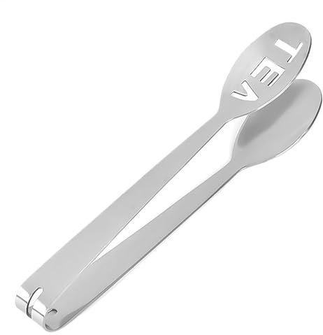 Pinze per bustine di tè, cucchiaio spremi bustine di tè | Morsetto per cucchiaio con filtro per il tè - Pressa multifunzionale per bustine di tè, pinze, filtro, pinza, pinze per bustine di tè in accia