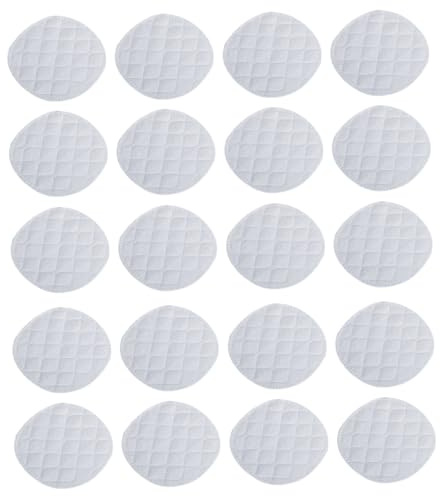PartyKindom 20pezzi Coppette Assorbilatte Traspiranti Da Copricapezzoli Lavabili Per Allattamento Articoli Essenziali Per Madri Che Allattano Assorbenti Per Latte in Eccesso