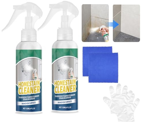Mold Remover Spray Set,2PCS Black Mould Magic Remover Spray,Multifunctional Mould remover for mould&Mildew Stains from Walls,Window,Wood,Kitchen,Shower,Outdoors,Rubber Gasket,Bathroom Grout,Caulk