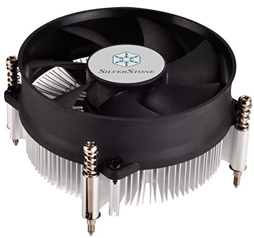 SilverStone SST-NT09-115X - Nitrogon Low Profile CPU-Kühler mit lautlos einstellbarem 80 mm-PWM-Lüfter für Intel Sockel