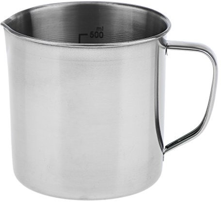 à avec Poignée en Acier à Lait / / Liquide pour Cuisson - 500ml/1000ml, 500ml