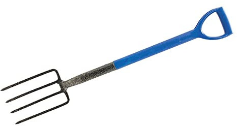 Dapetz ® Border Fork Polypropylene Coated Steel Shaft With PYD Handle 950mm, Solid Forged Lightweight Border Fork - Professional Border/Junior/Ladies Fork - Metal Long Handle Site