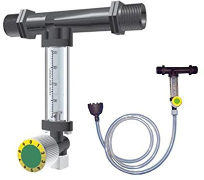 Inyector Venturi de fertilizante 32Ø 9mm con llave dosificadora