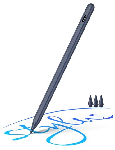 Stylus Stift für Apple iPad 2018-2025, Pencil für iPad A16/10./9/8/7/6, Pro M5/M4/13/12,9/11'', Mini 7/6/5, Air 13/11/5/4/3, Präzise Kontrolle, Magnetische