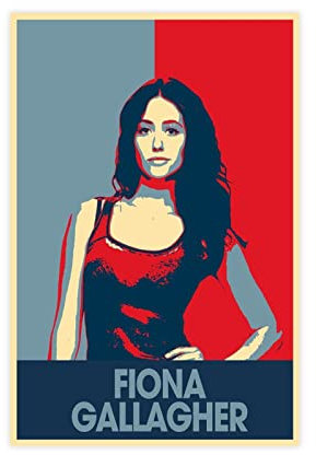 Fiona Gallagher Shameless TV Series Poster cinematografico 1 tela Poster decorazione camera da letto sport paesaggio