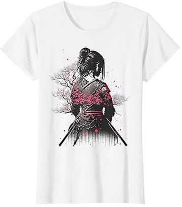 Culture japonaise Samouraï Vintage Sakura Fleur de cerisier T-Shirt