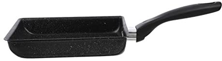 Anneome Cast Iron Tamagoyaki Nonstick Skillet Japanese Style Egg Pan Square Frying Pan Evenly Heated Wear-Resistant Bottom for Home