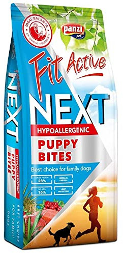Panzi Pet - Fit Active Next Puppy – Hypoallergenes Hundefutter mit Lamm & Fisch – Getreidearmes, glutenfreies Trockenfutter – 3kg