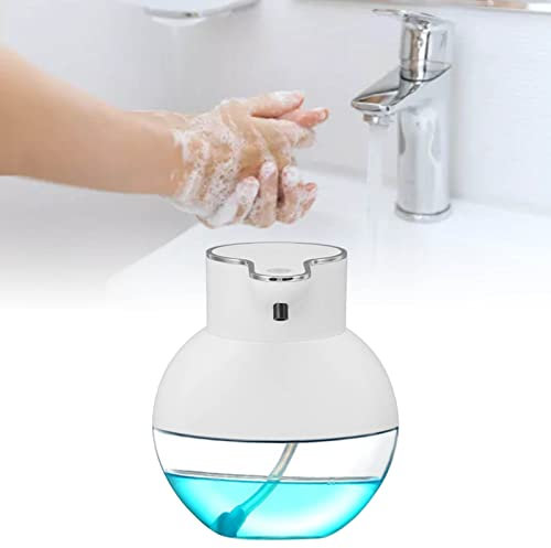 Distributeur de Savon Automatique Mural à Capteur Intelligent sans Contact Distributeur de Désinfectant pour Les Mains Électrique pour Salle de Bains Cuisine Bureau Fonctionne avec Piles