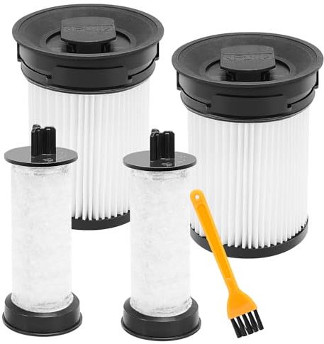 KEEPOW 2 st. dammsugarfilter reservdelar för Miele Triflex HX1 och HX1 FSF batteri dammsugare, återanvändbart fint dammfilter och dammsugarfilter för Miele Triflex HX1 filter dammsugare