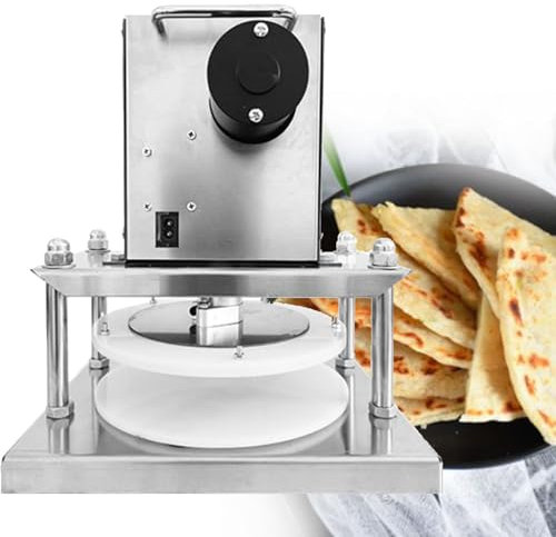 SACLMD Pizza Dough Roller Sheeter,Electric Pizza Dough Press Machine,Stainless Steel Pizza Dough Press,for Pasta Maker Equipment,220V